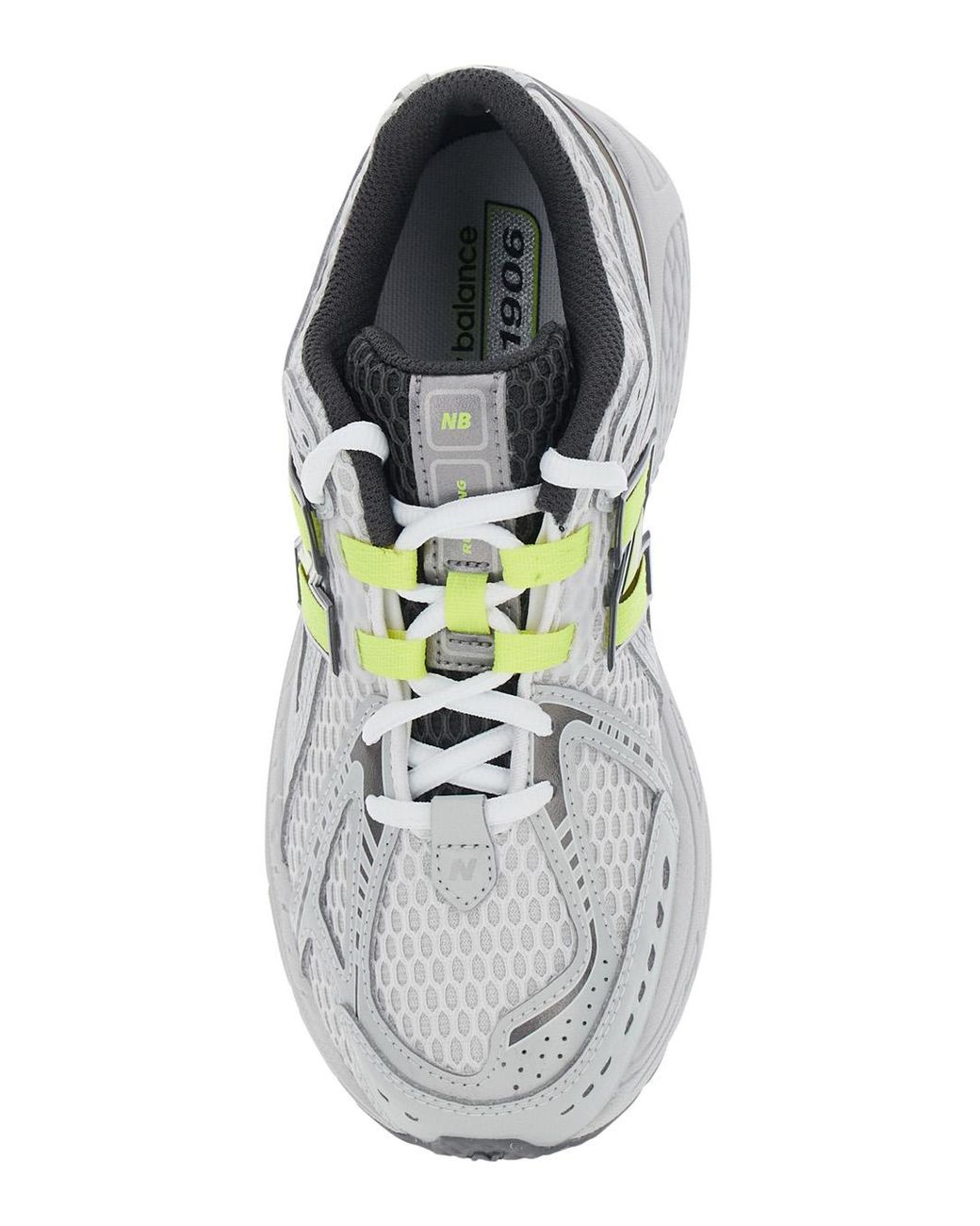 New Balance White Sneakers 1906 Synthetic Trainers for men