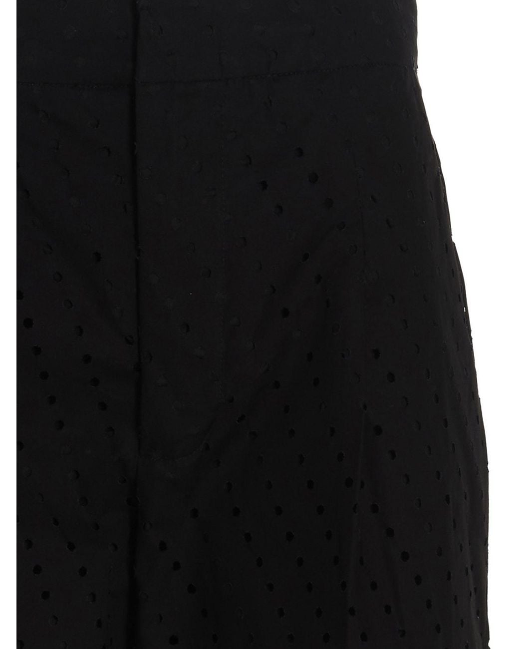 Nude Black Pleated T-Shirt Cotton Pant