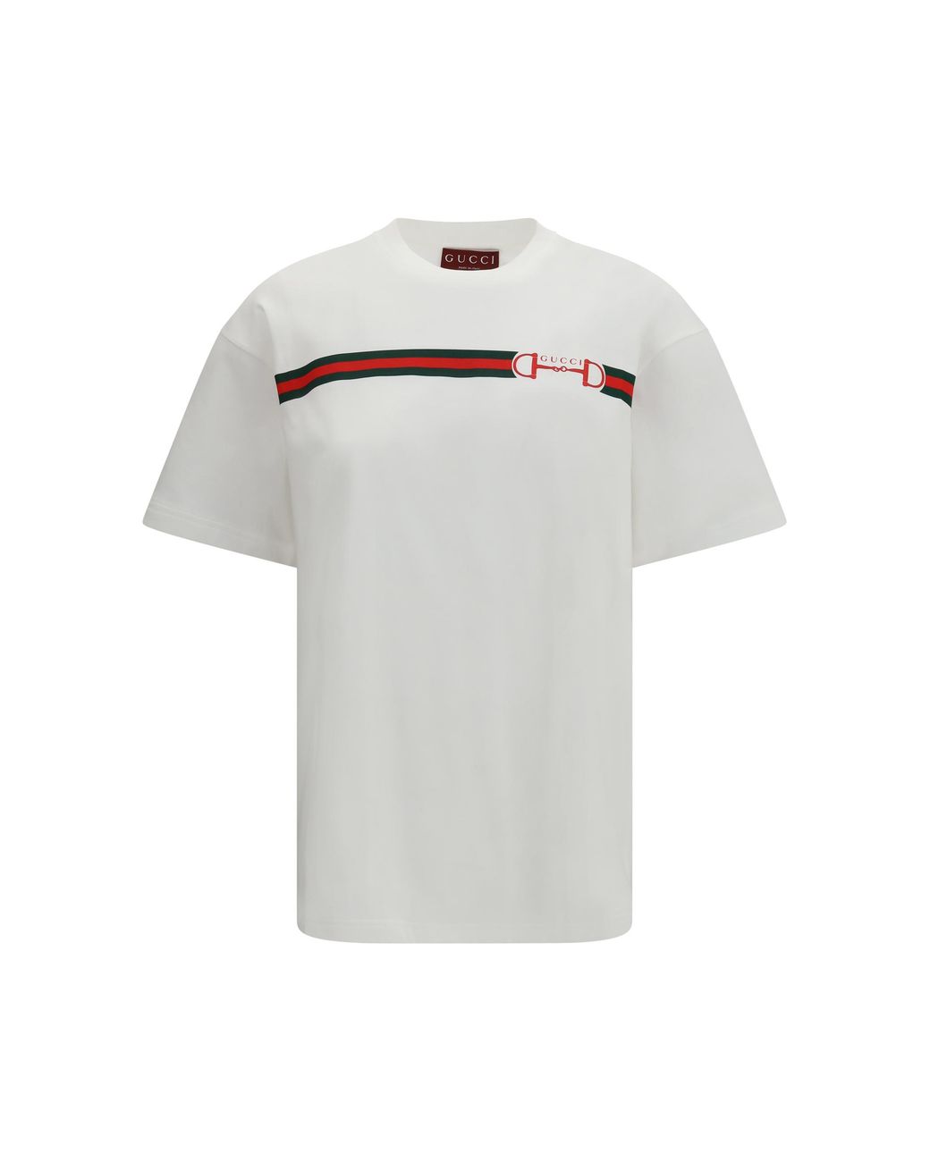 Gucci White Cotton T-Shirt T-Shirts And Polos