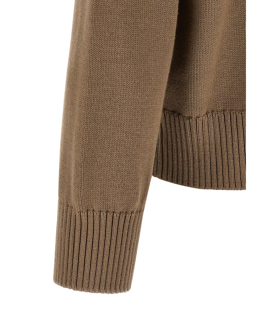 AMI Green Wool Cardigan Clothing for men
