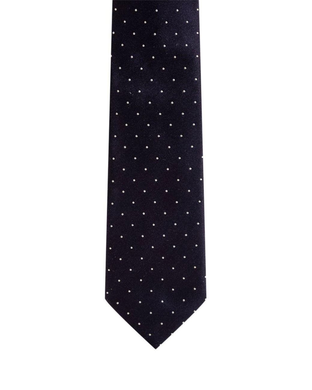 Tom Ford Blue Icon Polka Dot Silk Satin Tie for men