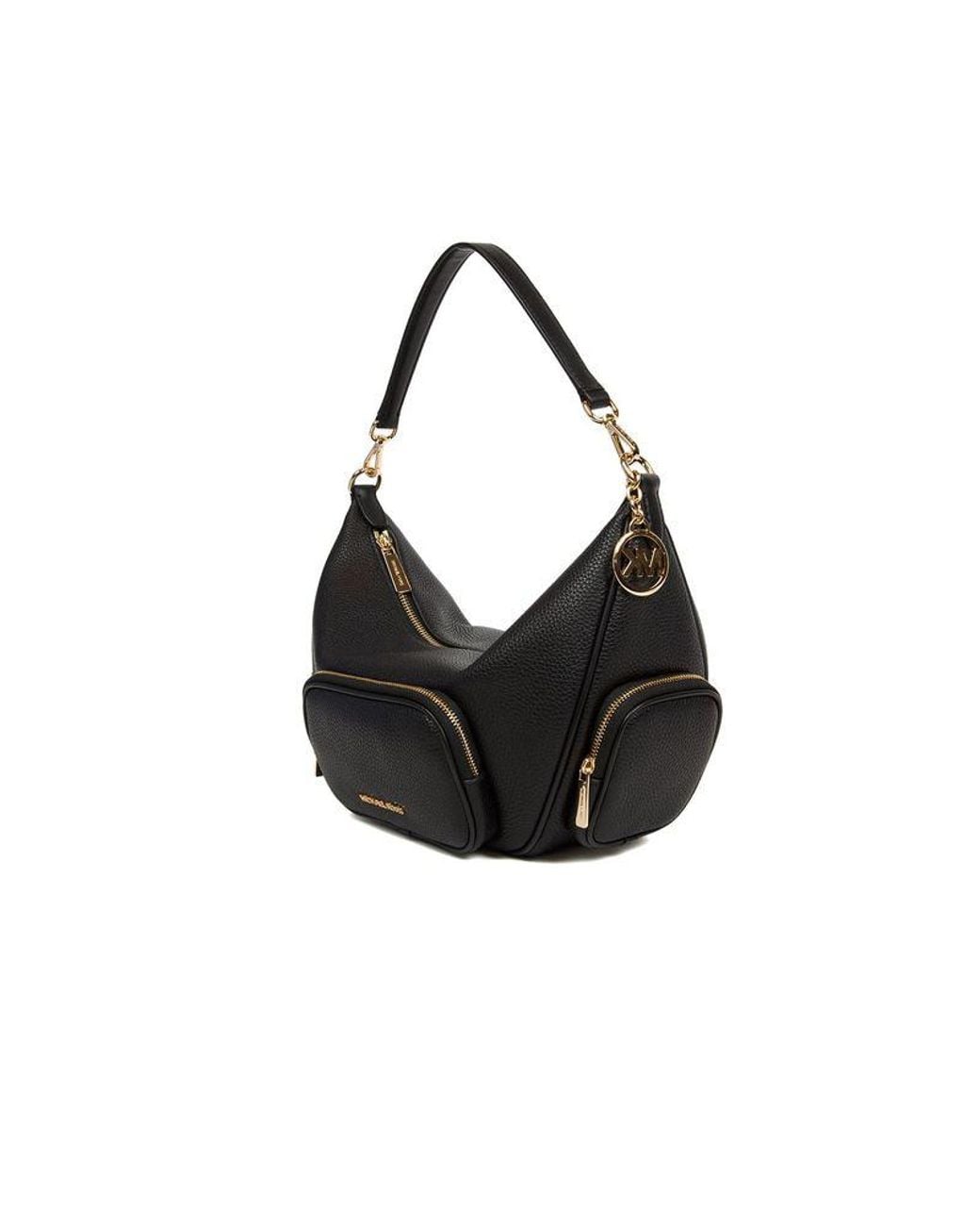 Michael Kors Black Shoulder Bag Leather Shoulder-Bags