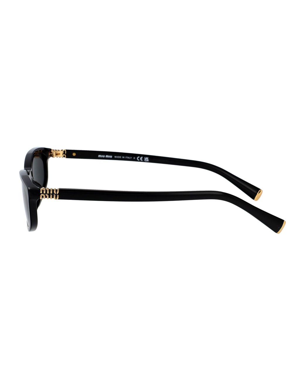 Miu Miu Black Sunglasses 0Mu A06S Acetate