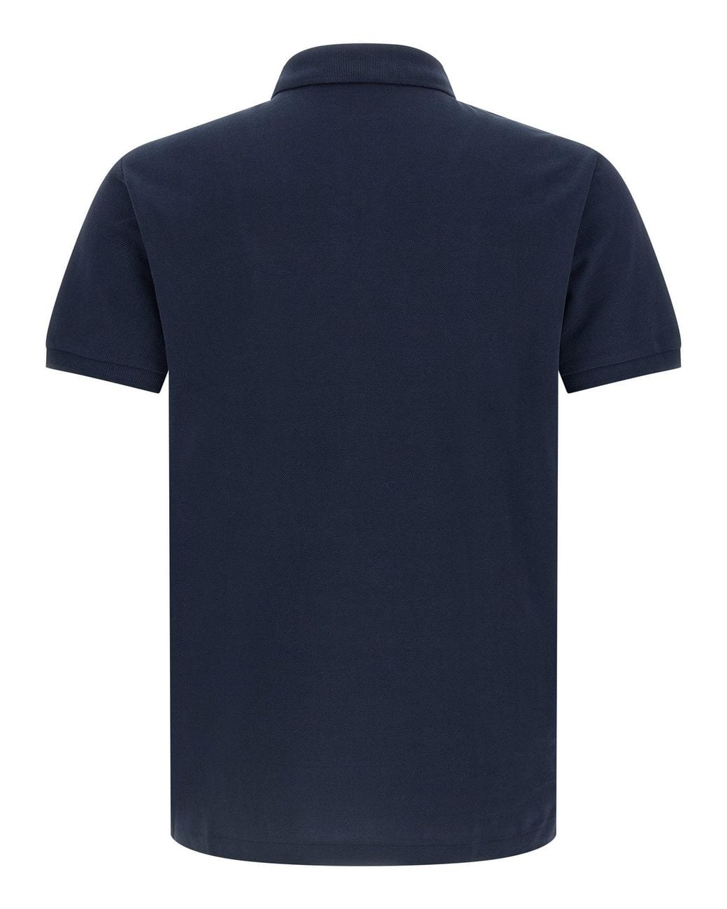 Polo Ralph Lauren Blue Logo-Embroidered Piqué Cotton Polo for men