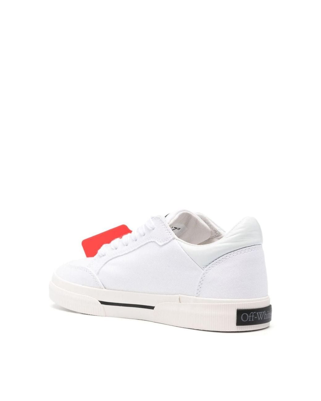 Off-White c/o Virgil Abloh Red New Low Vulcanized Sneakers