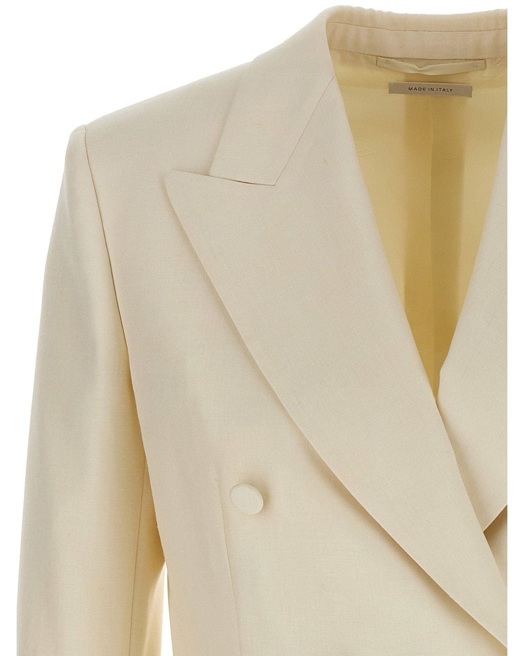 Brioni Natural Flavia Blazer