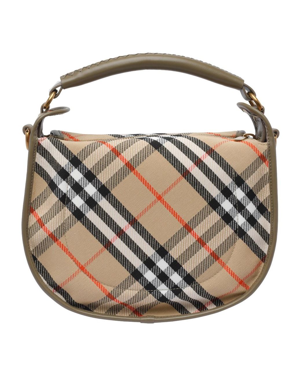 Burberry B Clip Small Handbag in Brown | Lyst