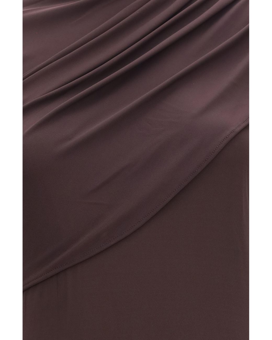 Courreges Purple Dress Twist Viscose