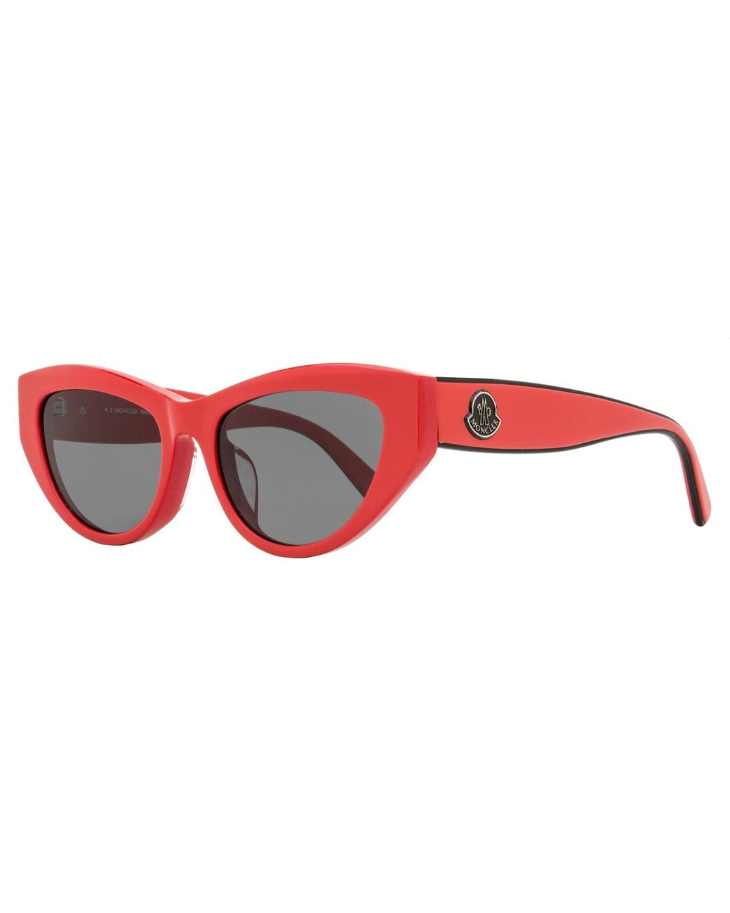Moncler Black Modd Alt Fit Sunglasses Ml0258F 66A 53Mm Plastic (Acetate)