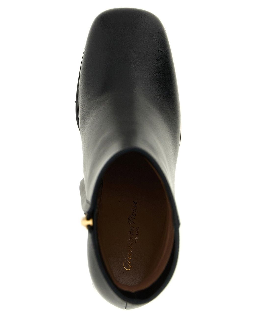 Gianvito Rossi Black Harlem Ankle Boot