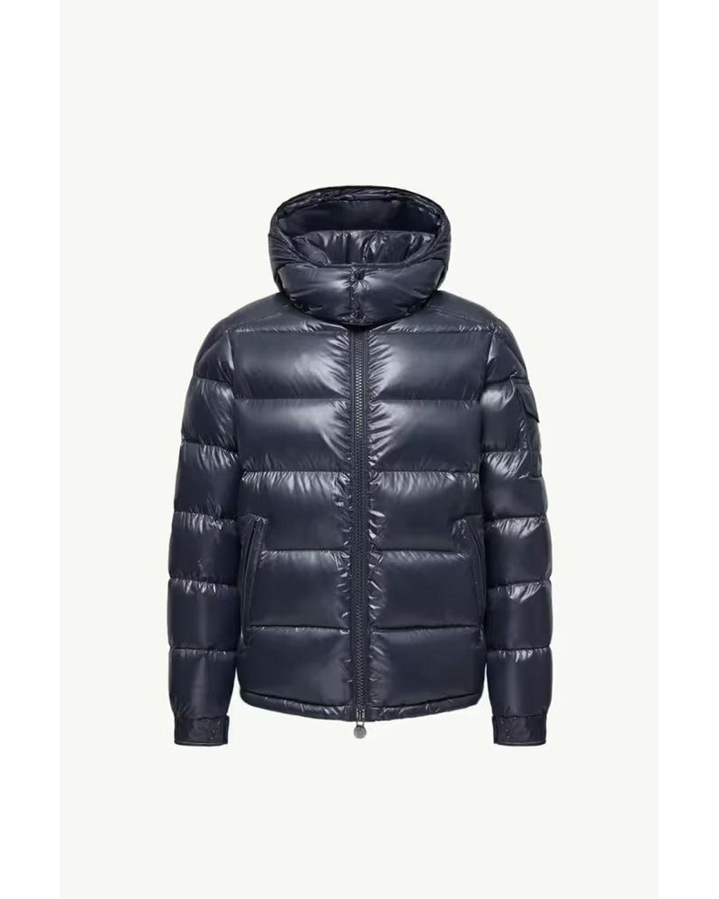 Moncler Blue Moncler Quilted Down Down Jacket