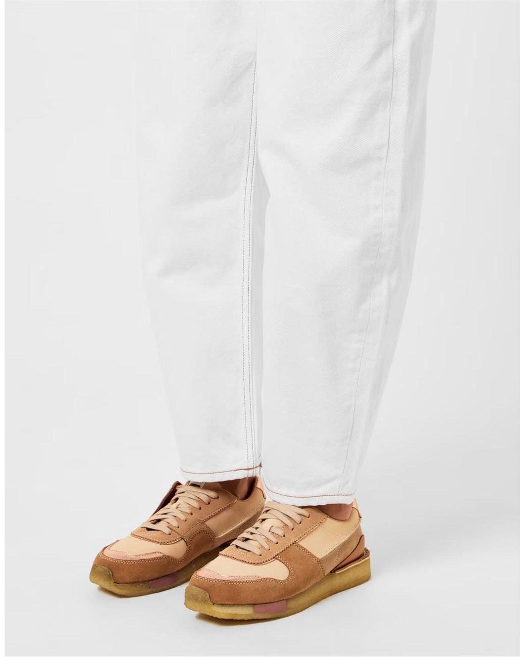Clarks Pink Clarks Originals Sneaker