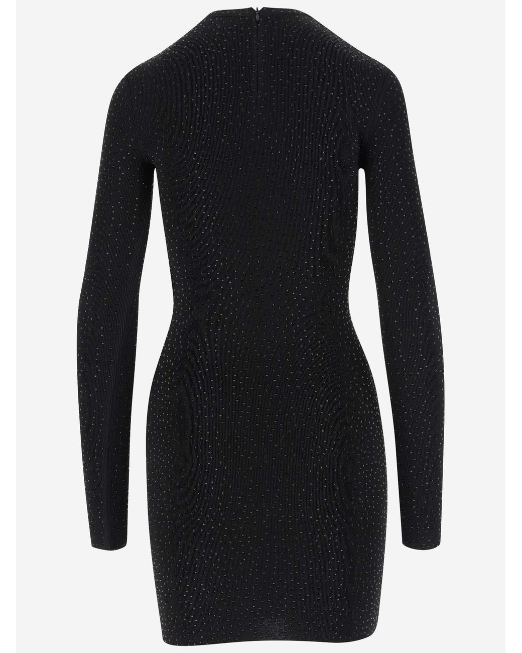 Balenciaga Black Stretch Viscose Dress