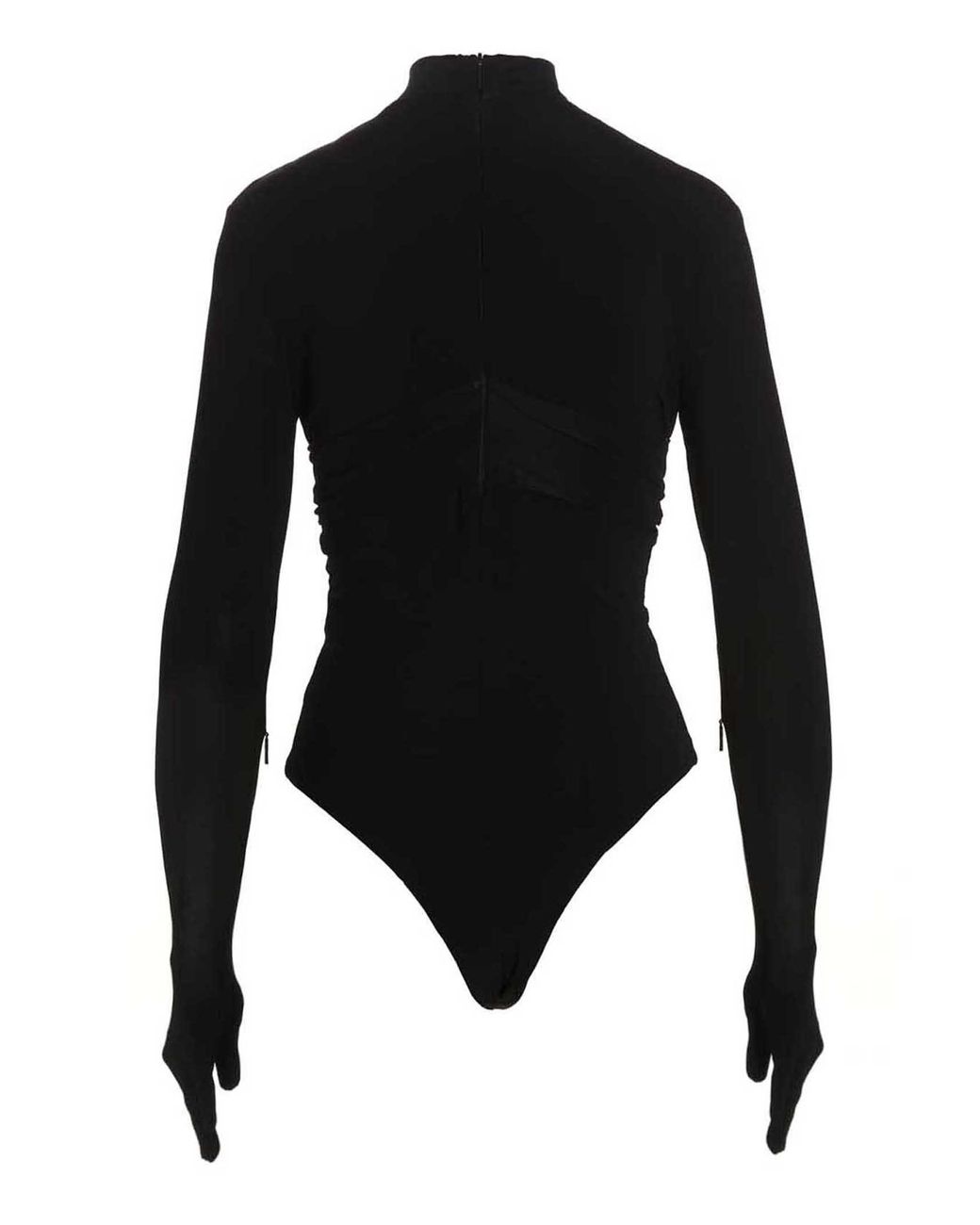 Ambush Black 'Heart Shaped Gloves' Bodysuit