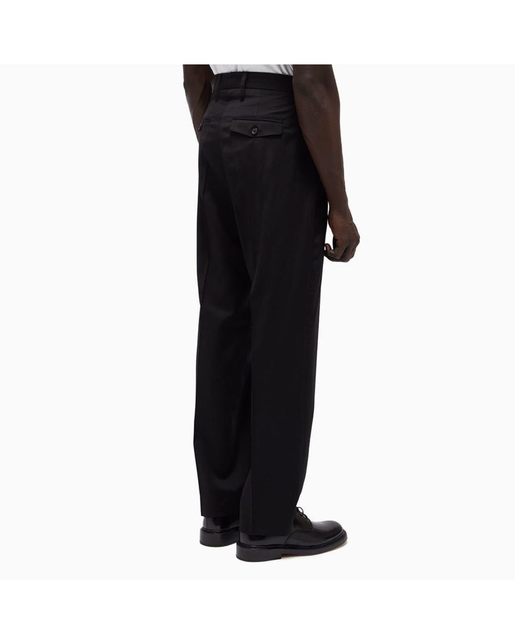 Our Legacy Black Chino 22 Virgin Wool Pants for men