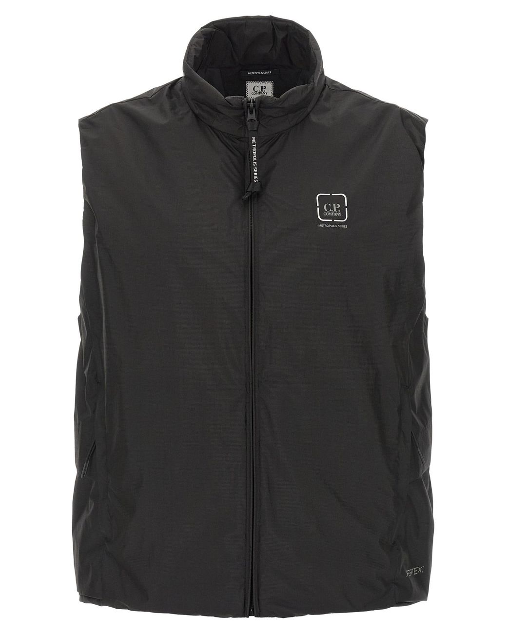 C P Company Black C. P. Company Polyamide Sleeveless Jacket for men