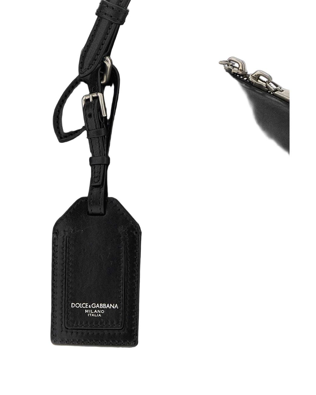 Dolce & Gabbana Black Dolce & Gabbana Calf Leather Shoulder Bag