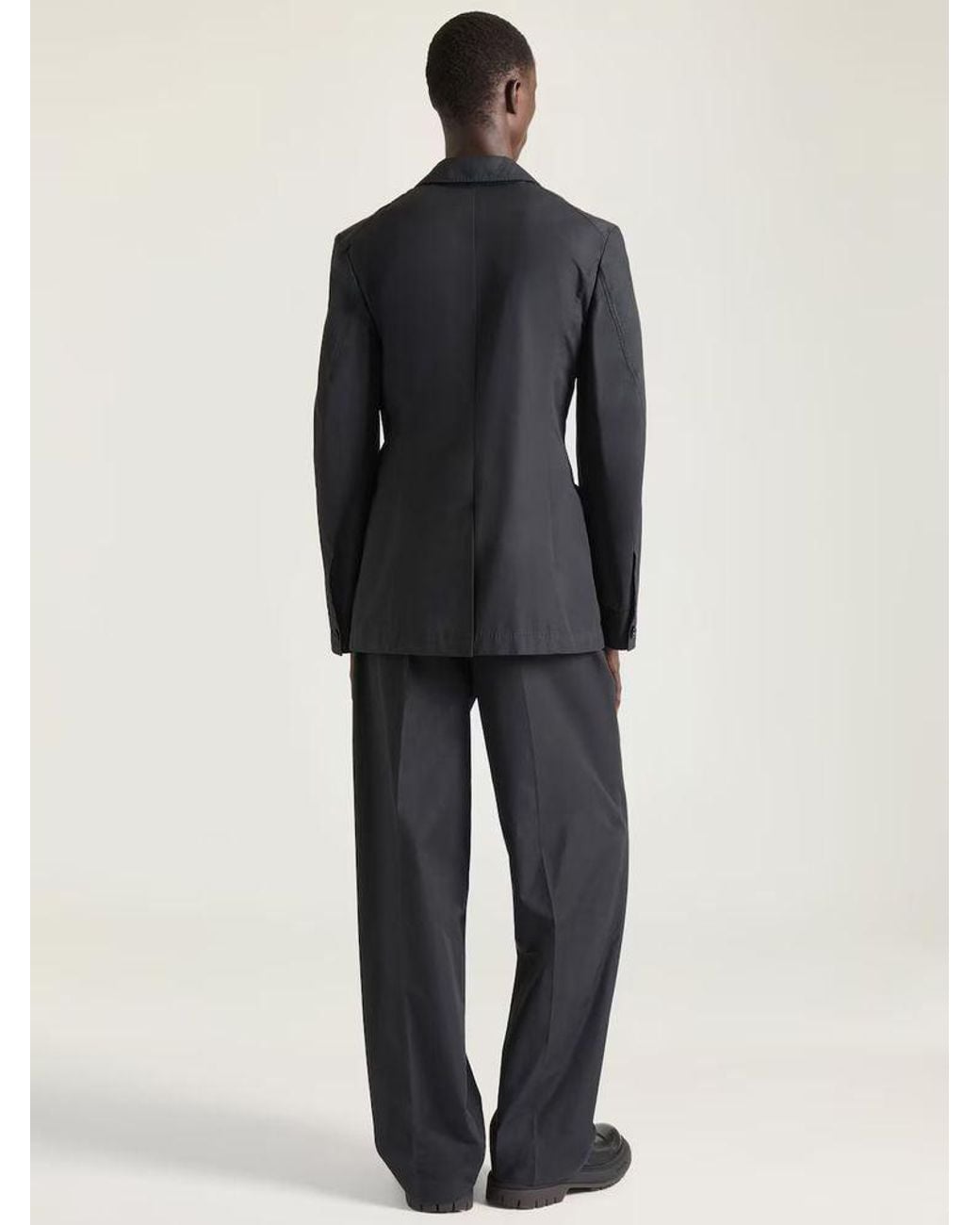 Givenchy Black Givenchy High-Waisted Tailored Trousers for men