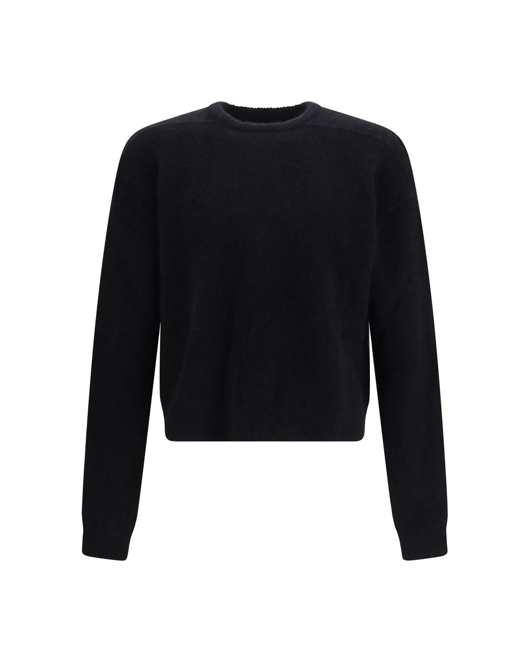 Rick Owens Black Round Neck Sweater for men