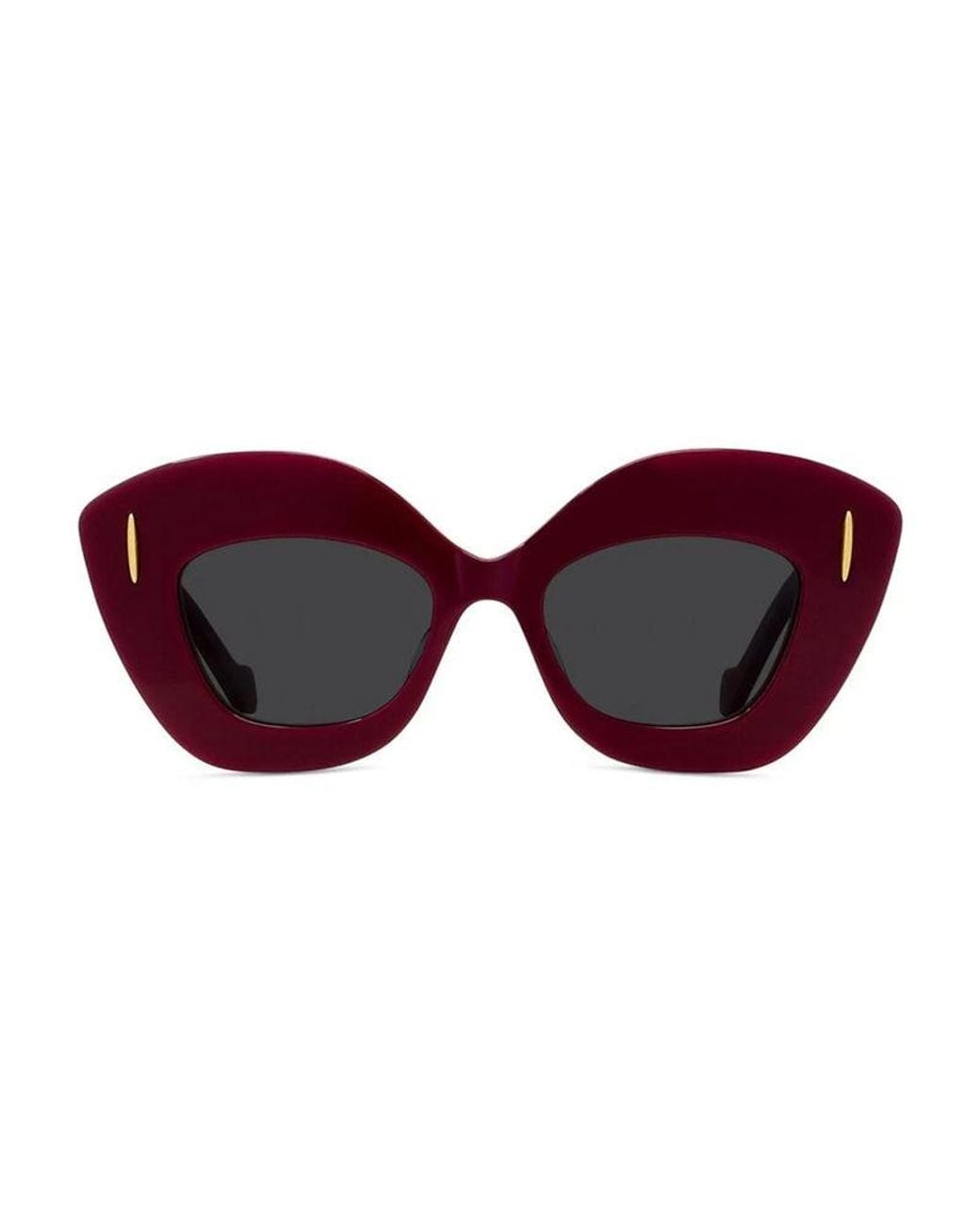 Loewe Red Sunglasses Cat Eye Full Rim, Frame And Lens Lw40127F66A