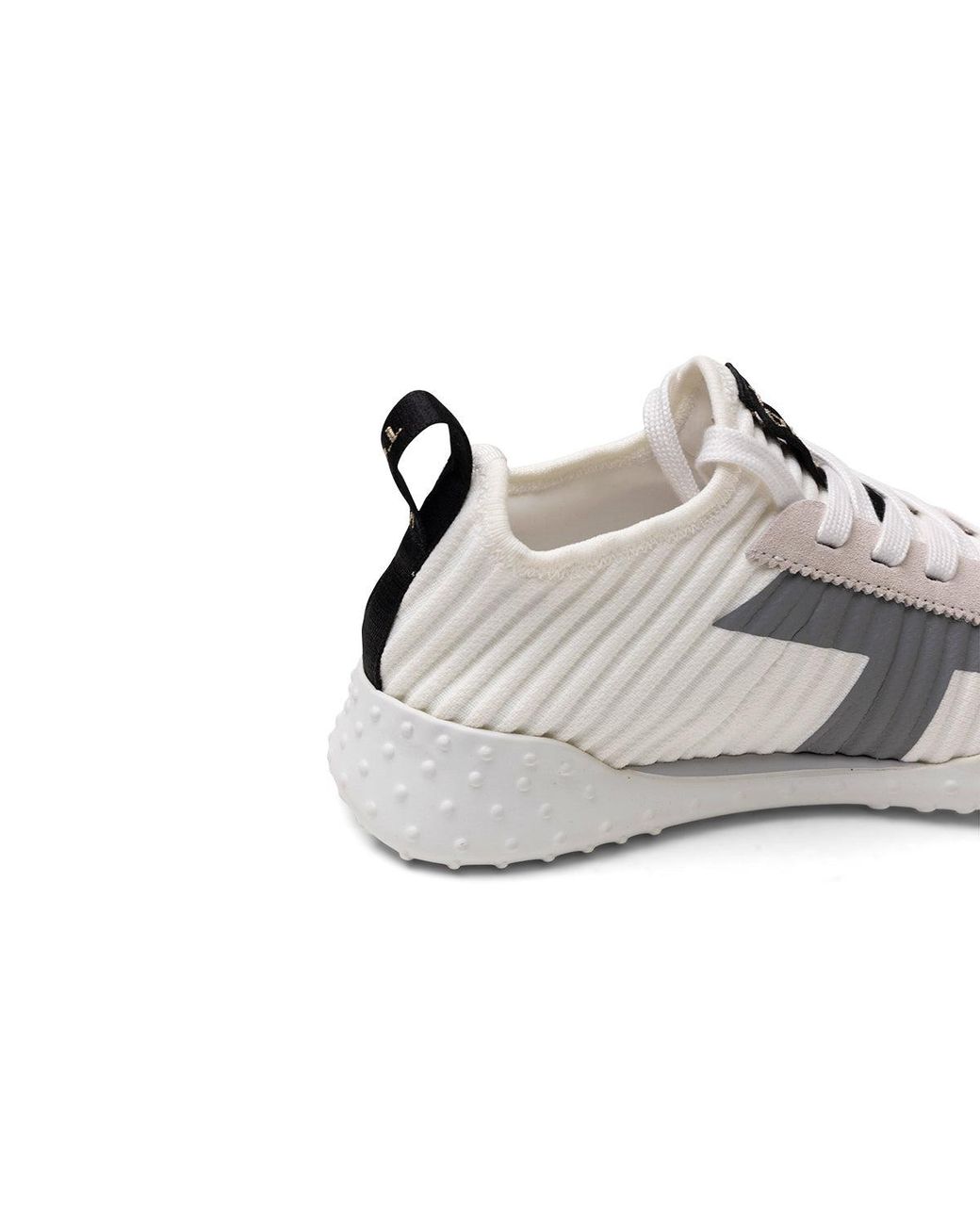 Tod's Black Tods Ribbed Lace-Up Sneakers