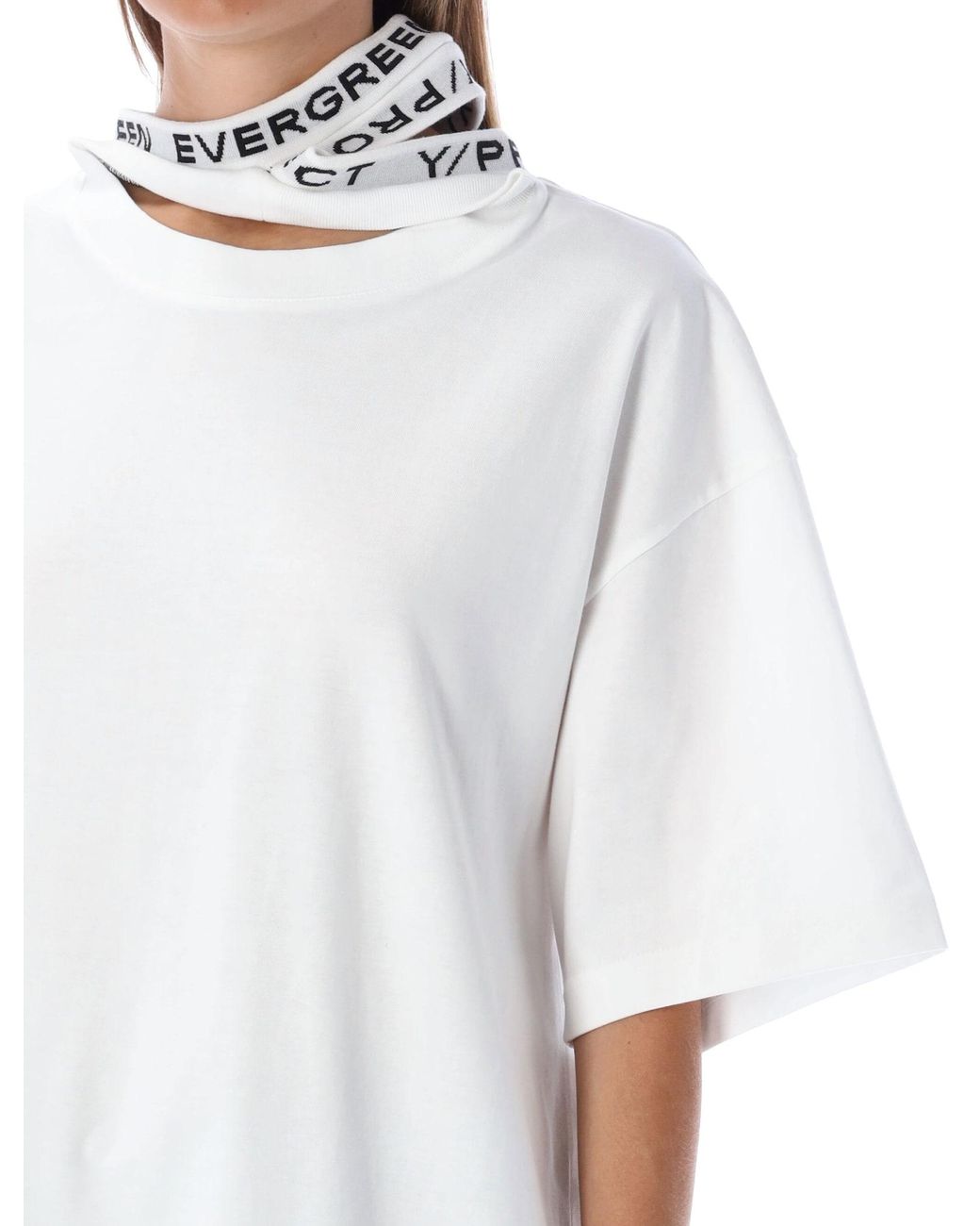 Y. Project Classic Three Collar T-shirt in White | Lyst