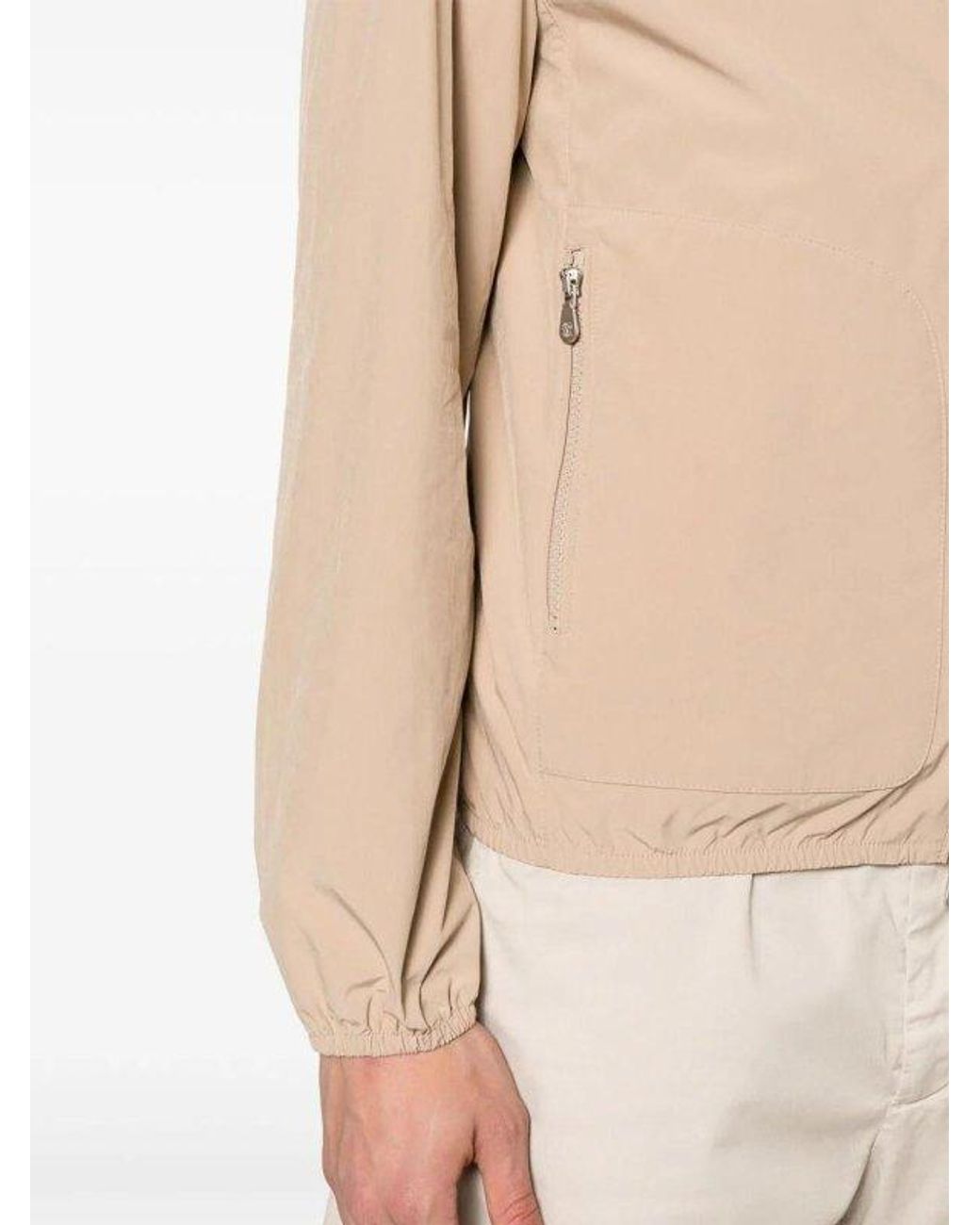 Brunello Cucinelli Natural Zip Up Jacket for men