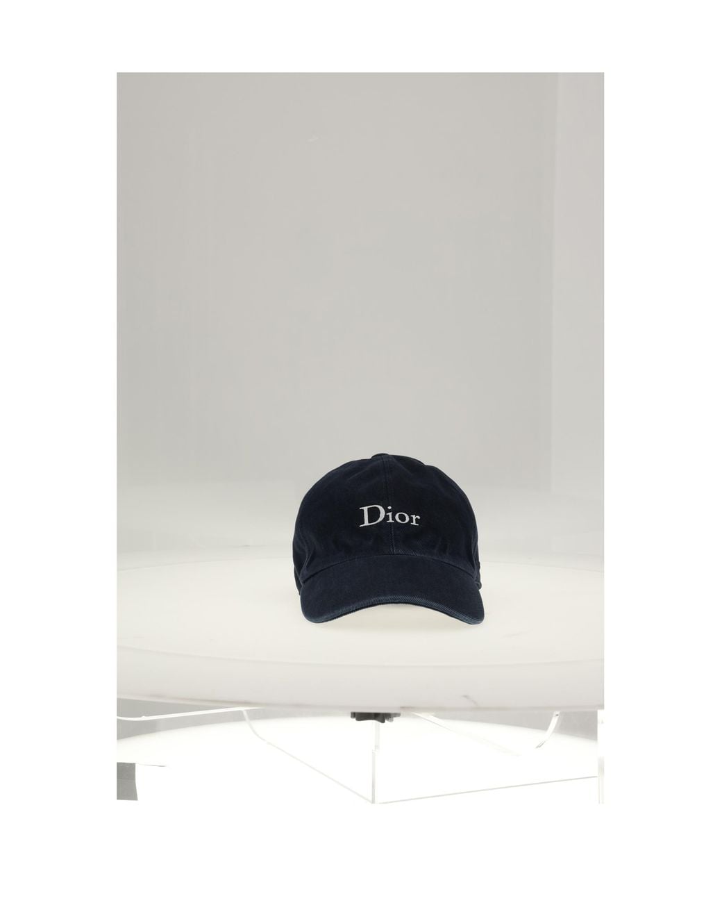 Dior Gray Baseball Hat for men