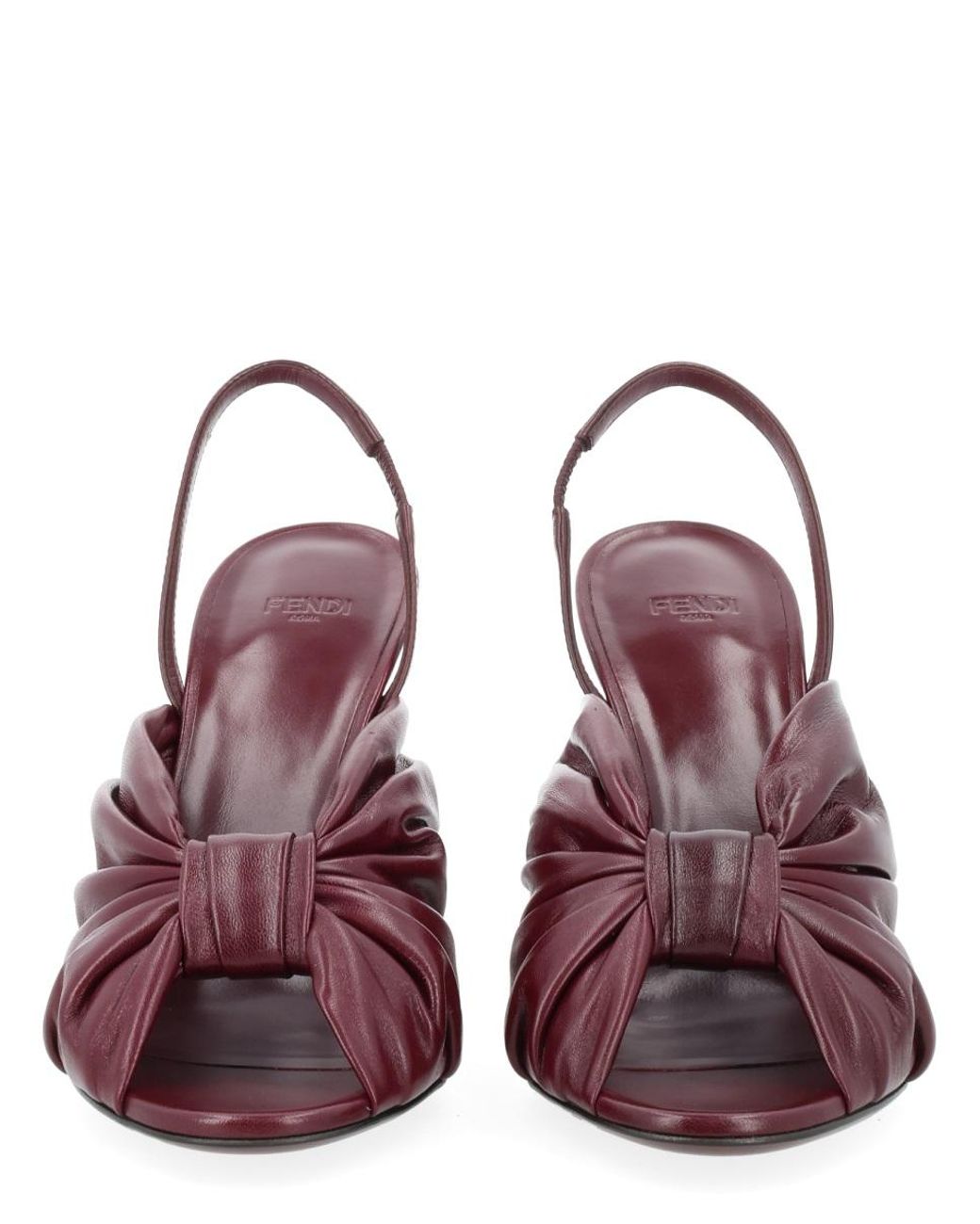 Fendi Purple Fendi Arco Slingback Pump