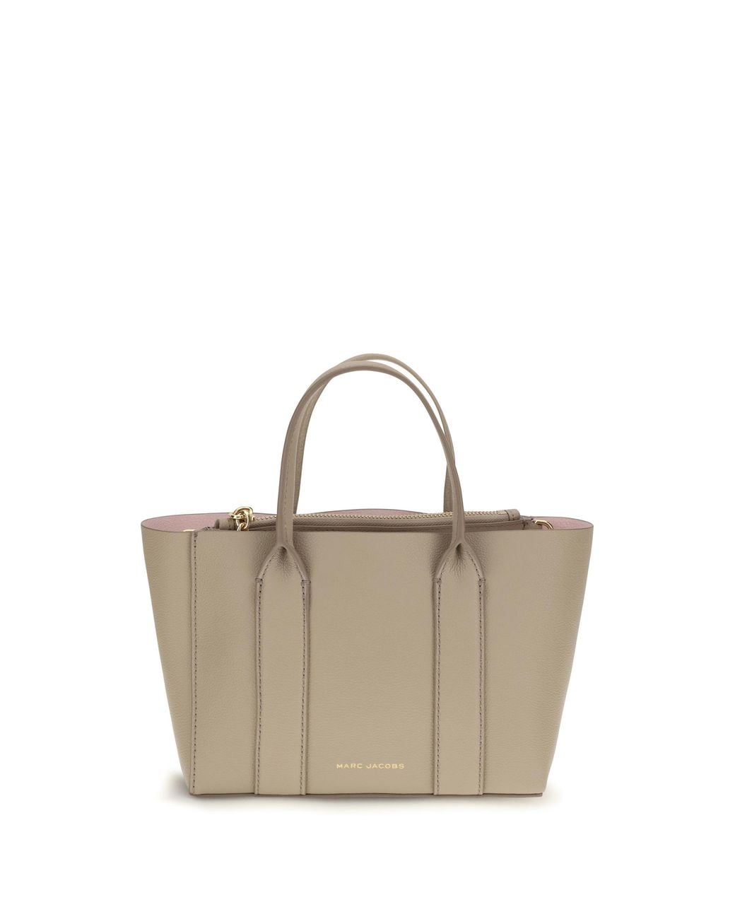 Marc Jacobs Natural Pop J The Small Work Tote Calf Leather Bos Taurus