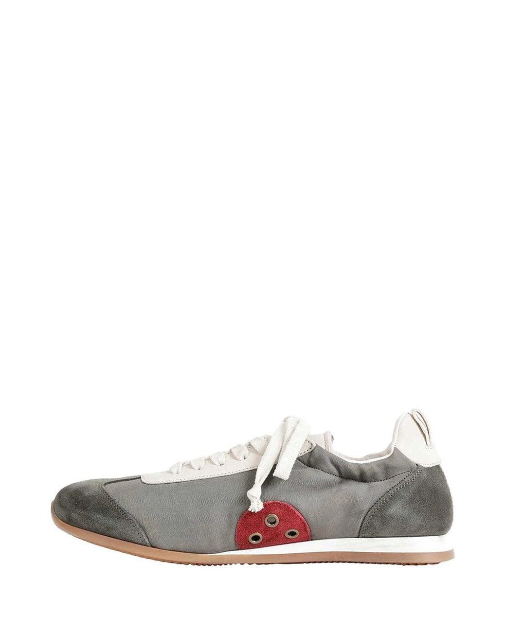 Uma Wang White Baseball Sneakers Dark
