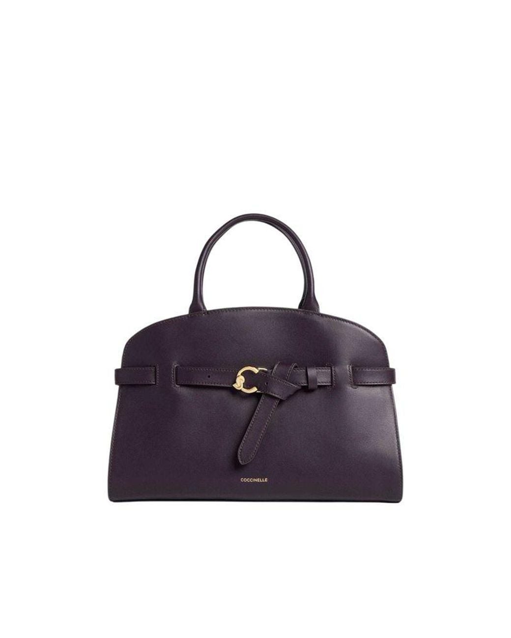 Coccinelle Blue Top Handle Bag Bovine Leather