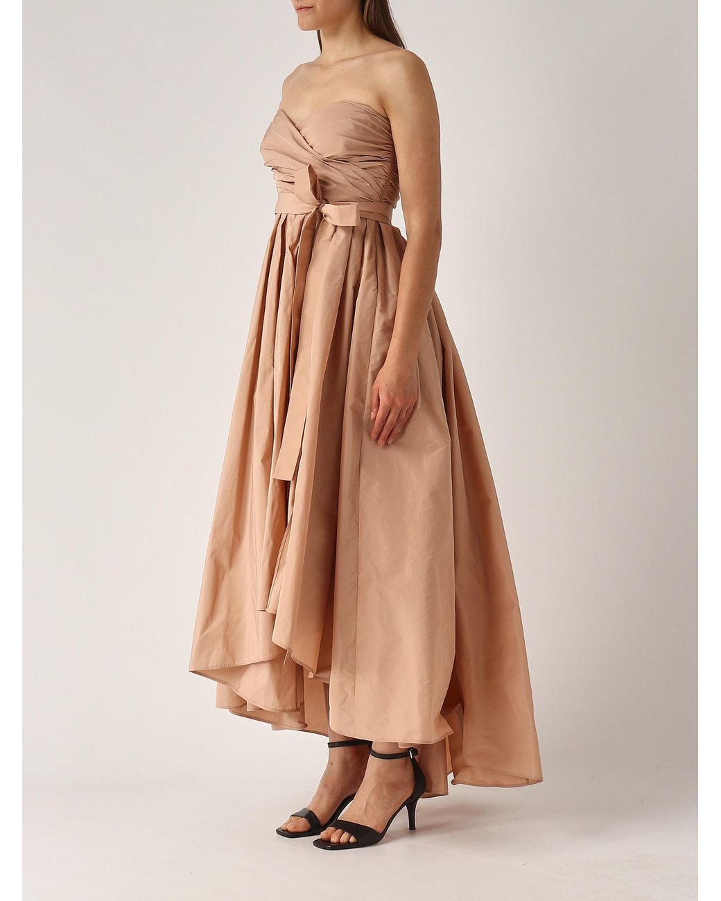 ワンピース PINKO 'Pappagallo' dress Brown abito-pinko-PAPPAGALLO-l71-