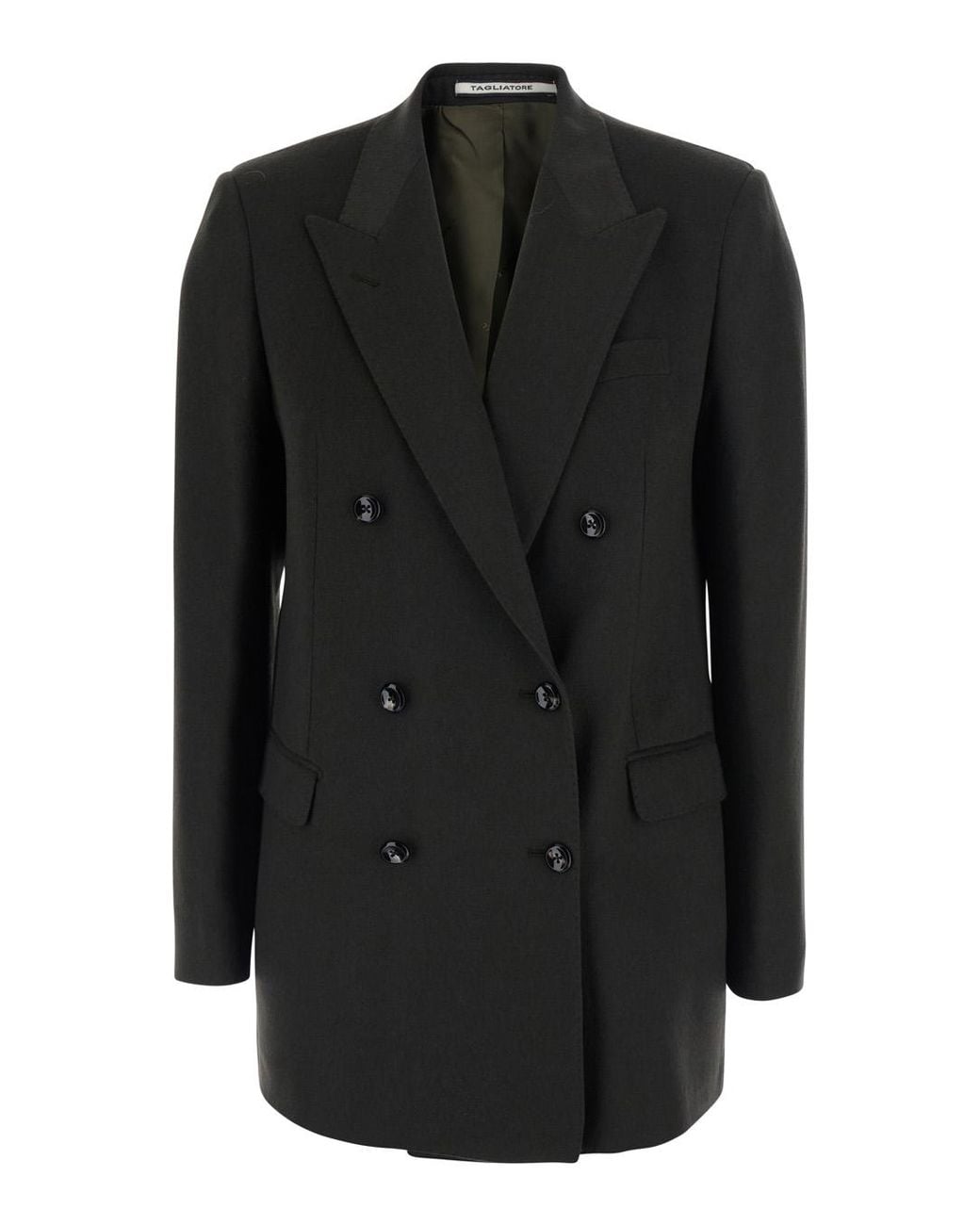 Tagliatore Black Jasmine Cashmere Blazer Jacket