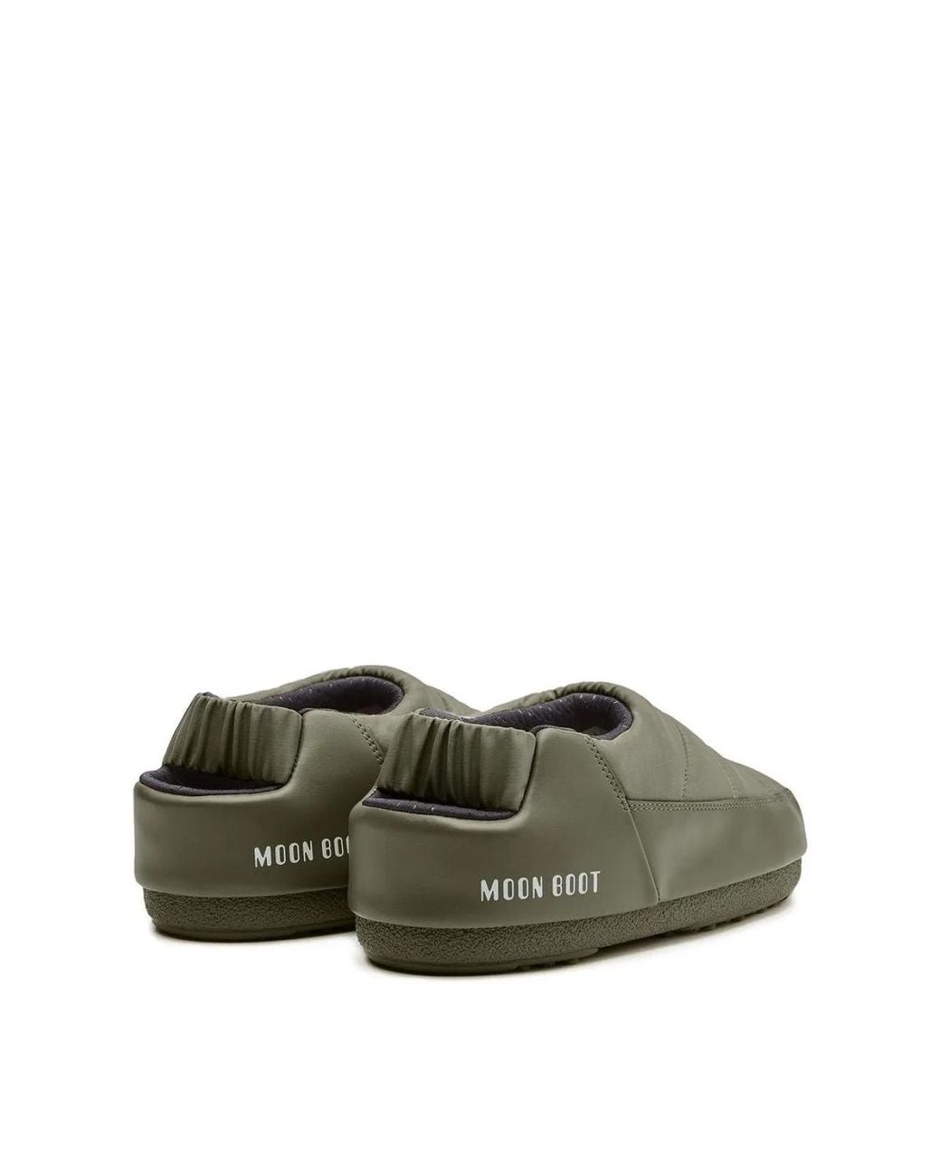 Moon Boot Green Evolution Logo Mules Sandals for men