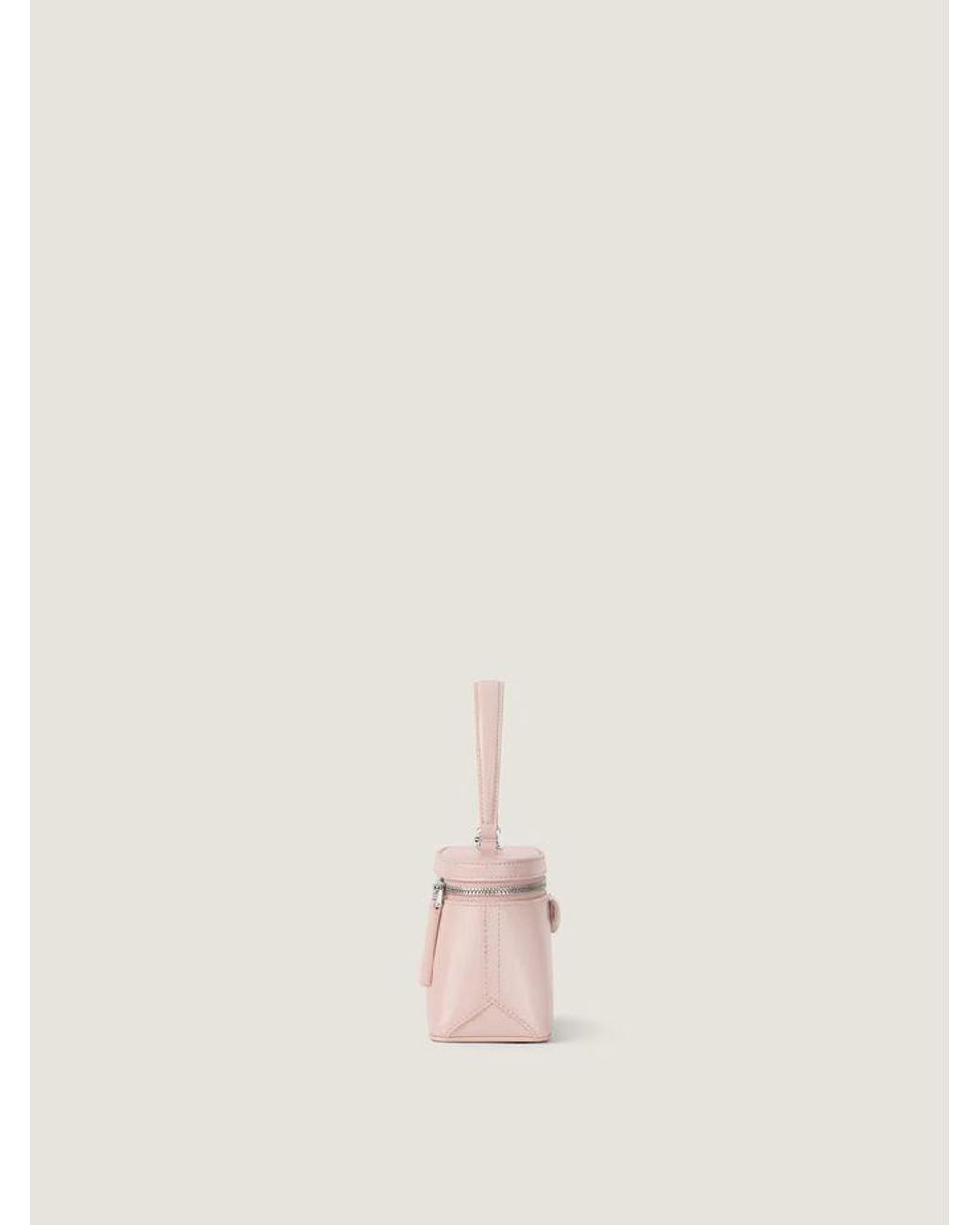 Givenchy Pink Givenchy Glazed Leather Top Handle Bag