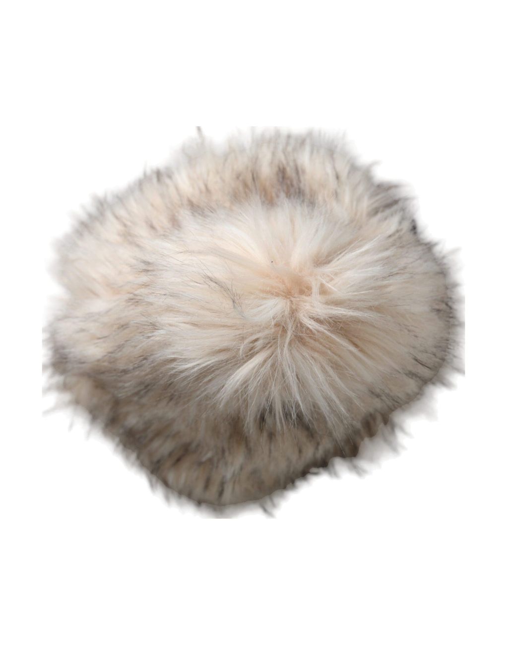 Dolce & Gabbana Natural Acrylic Fur Bucket Hat