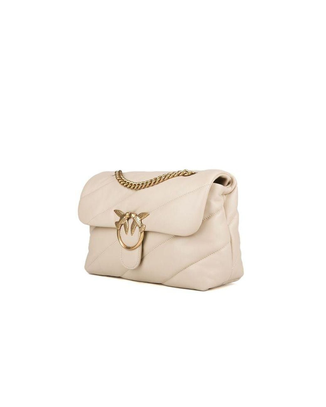 Pinko Natural Crossbody Bag Lamb Leather Crossbody-Bags