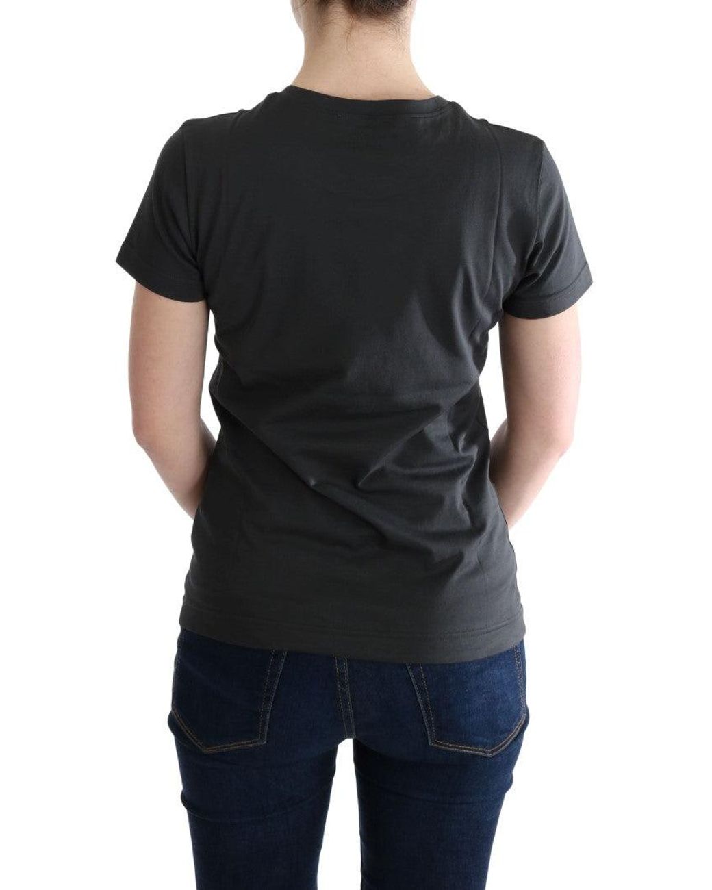 Dolce & Gabbana Black Cotton 2017 Motive T-Shirt