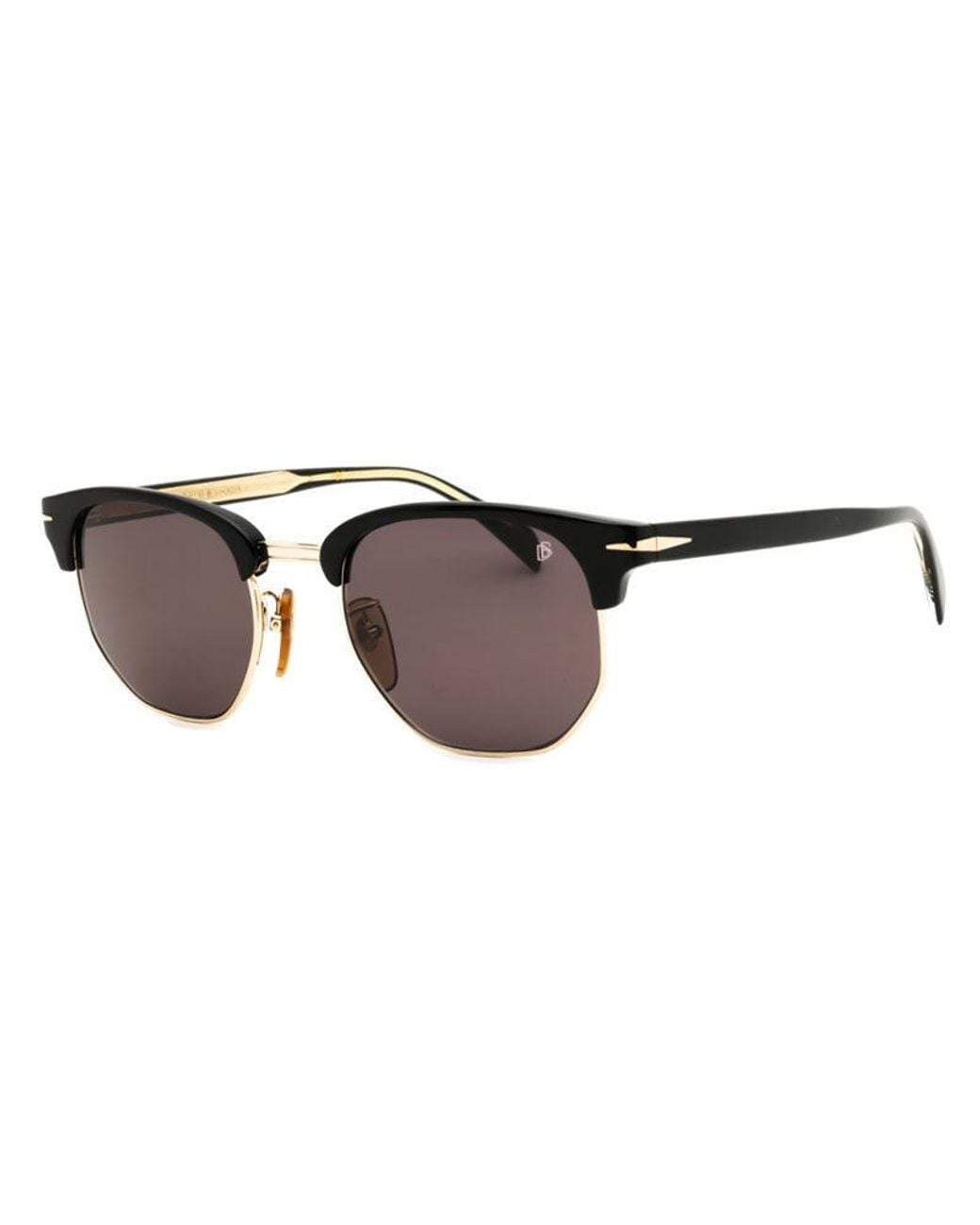 David Beckham Brown David Beckham Browline Full Rim Sunglasses for men