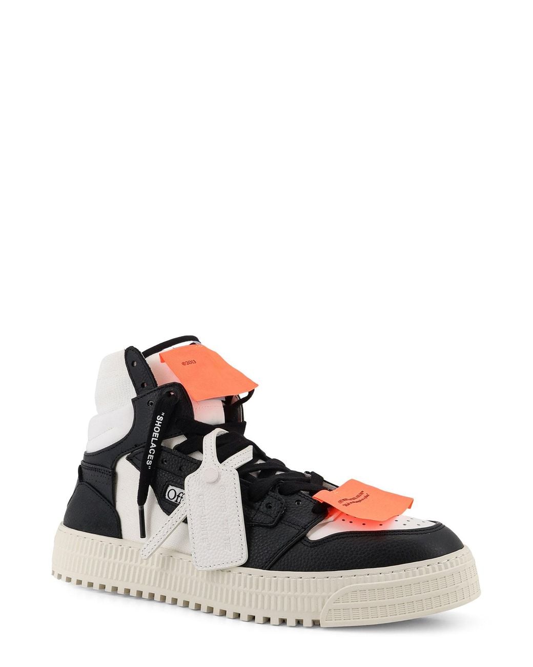 Off-White c/o Virgil Abloh White 3.0 Court High-Top Leather Sneakers for men
