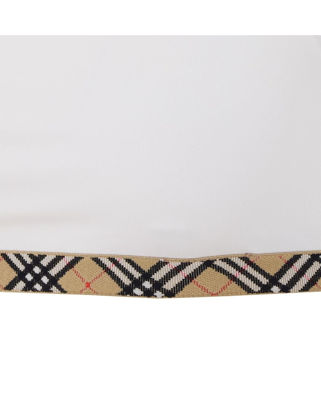 Burberry White Top Polyamide