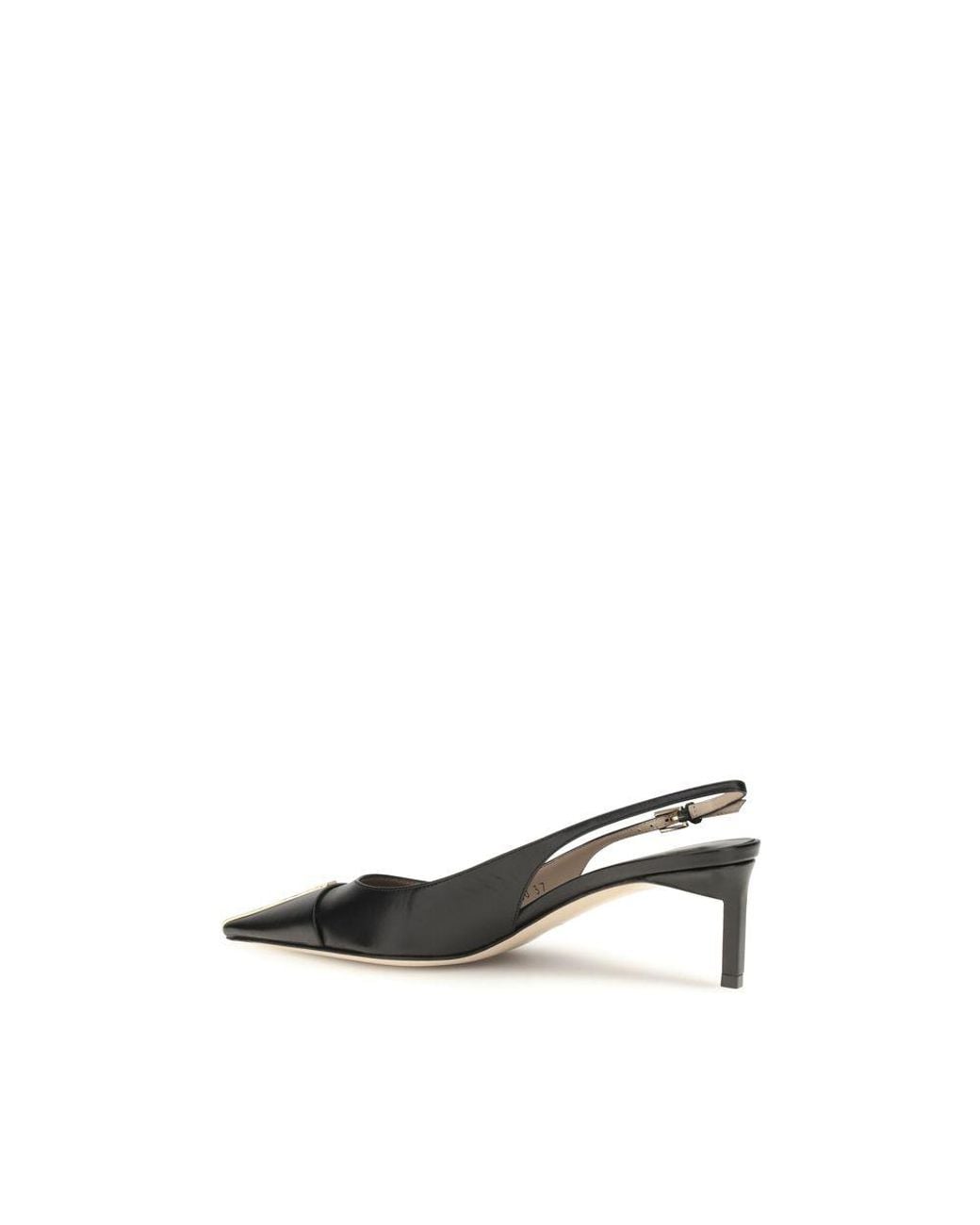Tom Ford Multicolor Black Calf Leather Bos Taurus Mid Heel Pumps