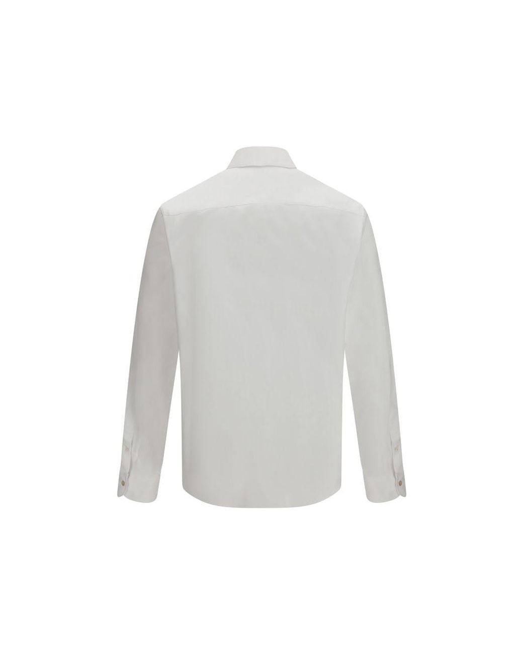 Valentino Garavani White Cotton Dress Shirt for men