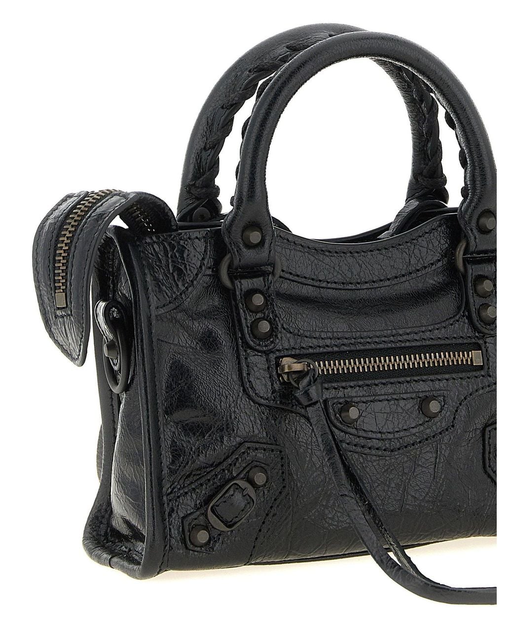 Balenciaga Black City Top Handle Bag