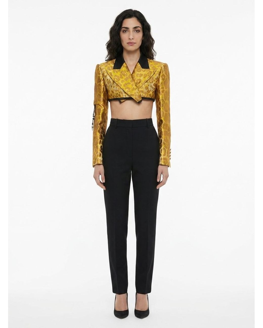 Dolce & Gabbana Multicolor Elastane Full-Length Jacket Clothing