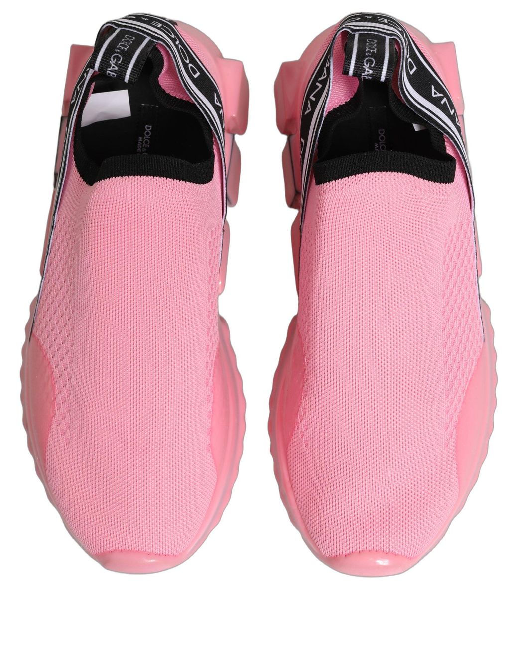 Dolce & Gabbana Pink Slip On Low Top Sorrento Sneakers Shoes