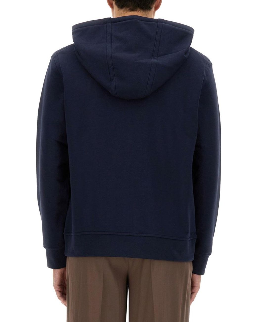 Etro Blue Hoodie Cotton Sweatshirts for men