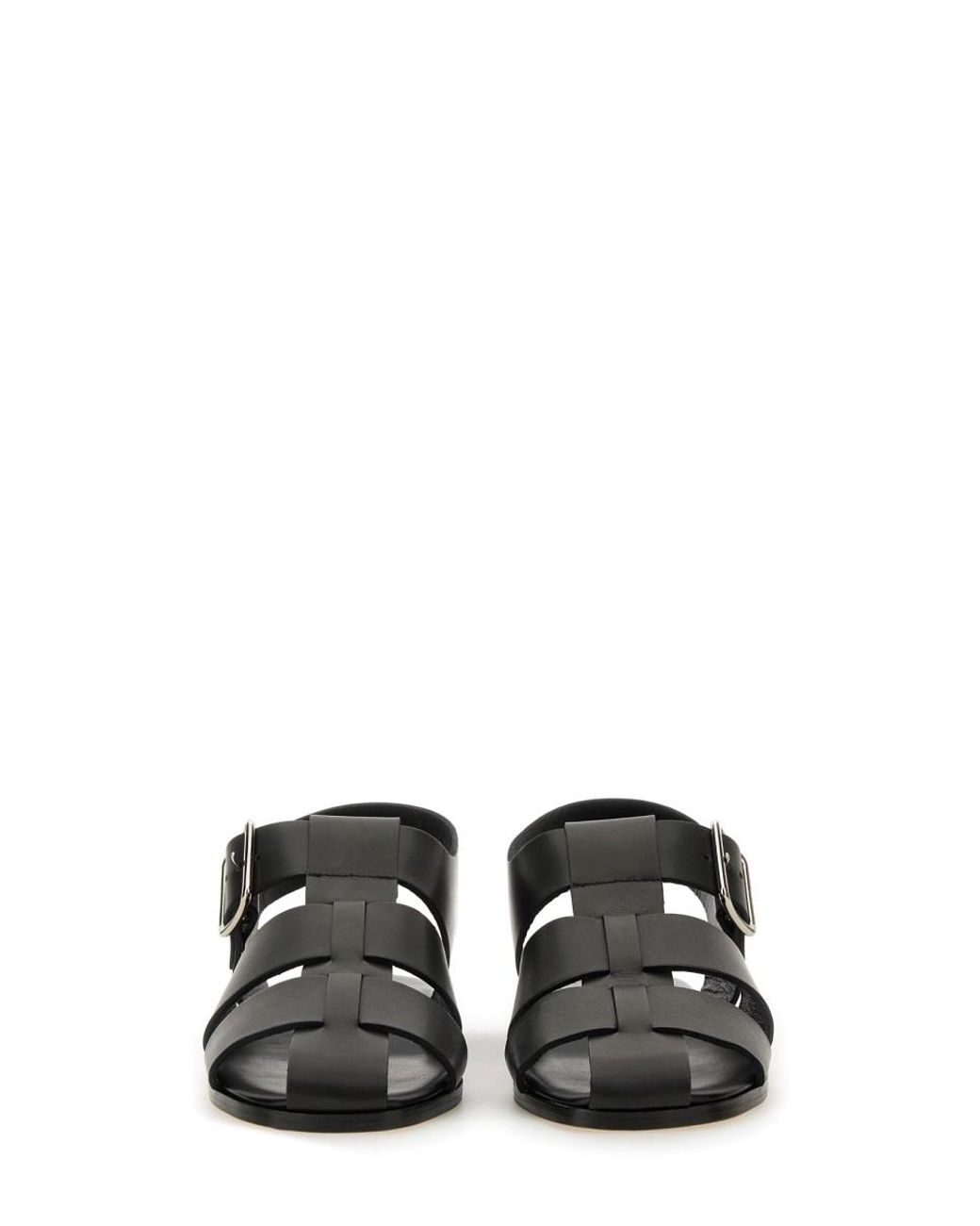Aeyde Black Sandals Calf Leather