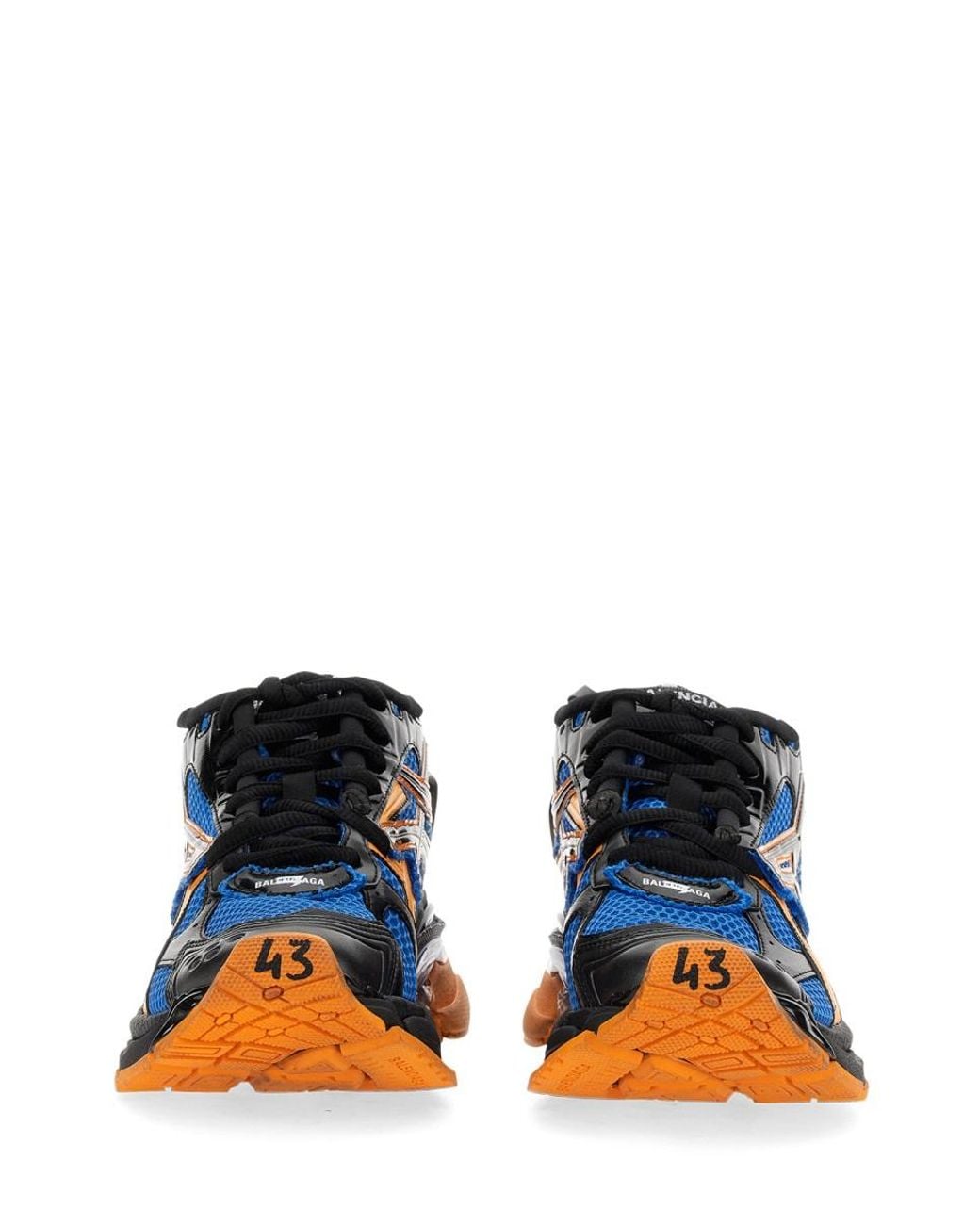 Balenciaga Blue Sneakers Runner Polyurethane Polyester Trainers for men
